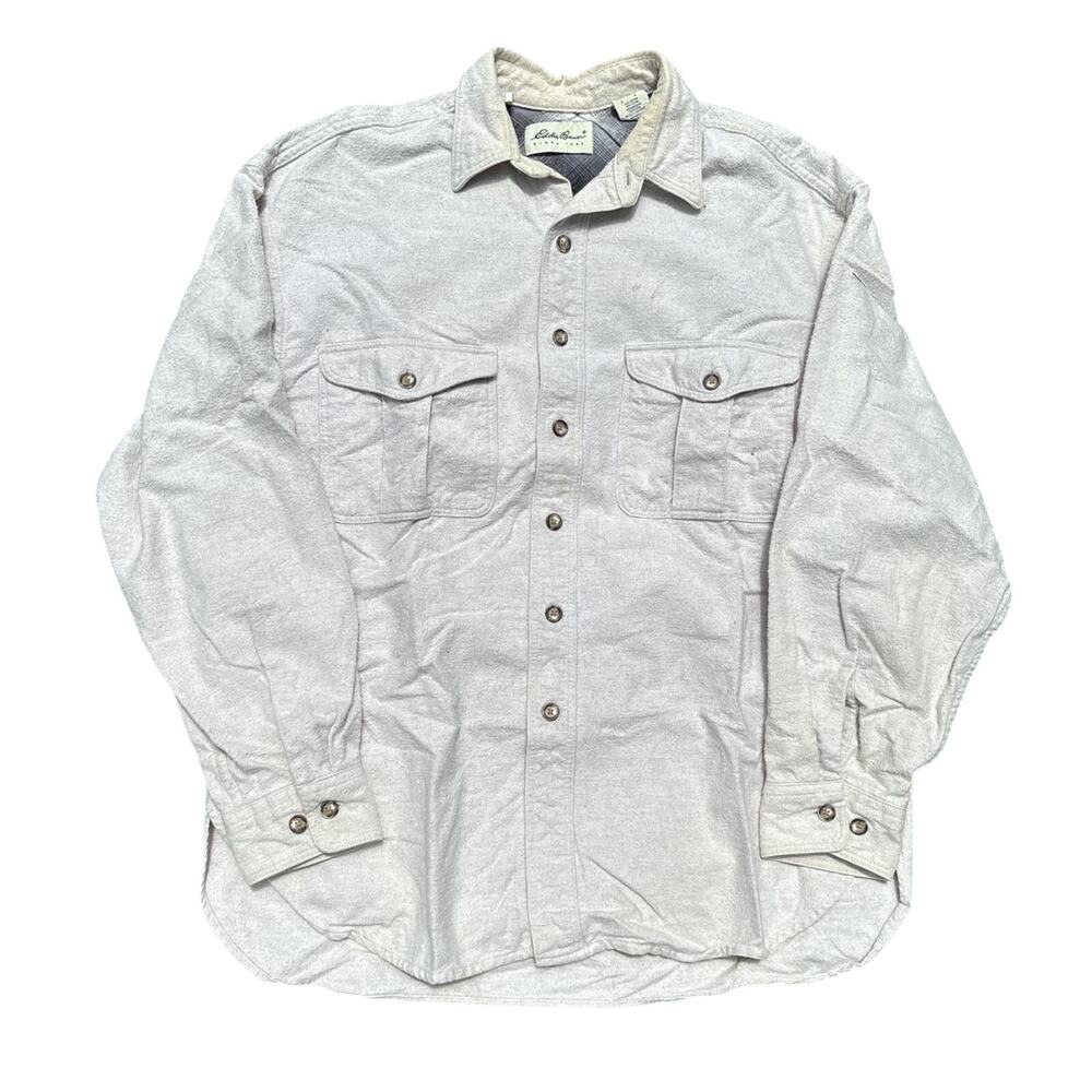 Men's 90s Eddie Bauer Flannel Button-Down Shirt